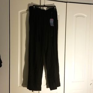 Rewind Black Straight Leg Pants